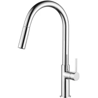 Смеситель для кухни AQG Sort 05SOR510CR с выдвижным изливом, хром