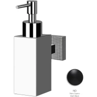 Дозатор для жидкого мыла Cezares Prizma PRIZMA-SOIS-NOP настенный, черный матовый