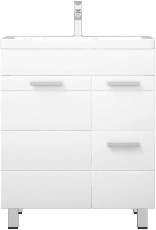 Тумба белый глянец/белый матовый 56 см Corozo Денвер SD-00000530