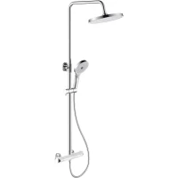 Душевая система Gappo G2403-48 260 мм, с термостатом, хром/белый