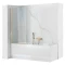 Шторка для ванны 70 см Rea Elegant REA-W5600 прозрачное - 1