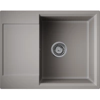 Кухонная мойка Omoikiri Tetogranit Daisen 65T-GR 4993583 65x51 см, ленинградский серый