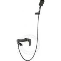 Смеситель для ванны Filarete Waterfall FL2110BG с душевым гарнитуром, графит