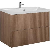 Тумба под раковину Art&Max Verona Push AM-Verona-Push-800-2C-SO-KV 79,6 см, подвесная, кадена вуд