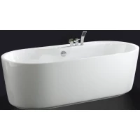 Акриловая ванна BelBagno BB14-K 177,5x84 см, отдельностоящая, белый