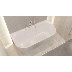 Изображение товара ванна из литьевого мрамора 155x78 см whitecross pearl b 0215.155078.100