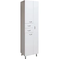 Пенал Runo Эконом 00000000135 напольный R, белый