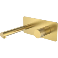 Смеситель для раковины Boheme Stick Touch 125-MG.2 встраиваемый, золотой матовый