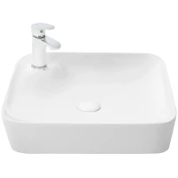 Раковина-чаша WeltWasser Elbach 2181 10000004576 46x46 см, накладная, белый