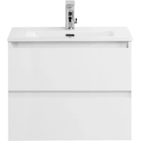 Тумба под раковину BelBagno Kraft KRAFT 39-600/390-2C-SO-BO 60 см, подвесная, белый матовый