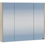 Изображение товара зеркальный шкаф санта сатурн 700377 83,6x65 см l, дуб австрийский