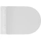 Унитаз подвесной Aqueduto Cone CON0120 безободковый, с сиденьем микролифт, белый матовый - 5