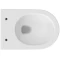 Унитаз подвесной Aqueduto Cone CON0120 безободковый, с сиденьем микролифт, белый матовый - 4