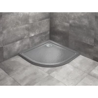 Акриловый поддон 80x80 см Radaway Doros A Stone Anthracite SDRA8080-01-64S