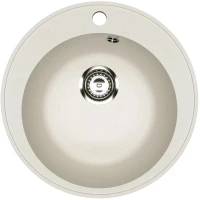 Кухонная мойка Practik PR-M-475-001 47,5x47,5 см, белый камень