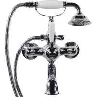 Смеситель для ванны Magliezza Bianco 50603-cr с душевым гарнитуром, хром