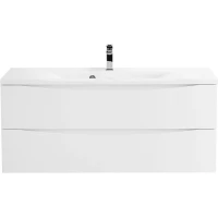 Тумба Bianco Lucido 119,6 см BelBagno Marino MARINO-1200-2C-SO-BL-P