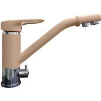 Смеситель для кухни GranFest 2624-1 с подключением к фильтру, топаз