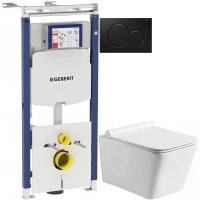 Комплект подвесной унитаз MEER MR-2101 + система инсталляции Geberit 111.362.00.5 + 115.770.DW.5