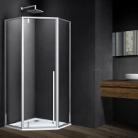 Душевой уголок 90x90 см Vincea Penta VSP-3P900CL прозрачное