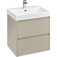 Тумба под раковину Roca Ona A857613510 58,5 см, подвесная, бежево-серый матовый