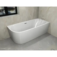 Акриловая ванна Ceruttispa Ami CT10091 170x75 см R, угловая, белый