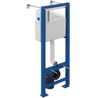 Инсталляция для унитаза Cersanit Vector A64184 с кнопкой смыва, белый