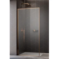 Душевая перегородка Radaway Modo F SL Brushed Copper 80 Left 10419084-93-01L профиль медь матовая, стекло прозрачное