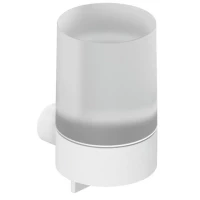 Дозатор для жидкого мыла Kludi Vela R 5897653 150 мл, настенный, белый матовый