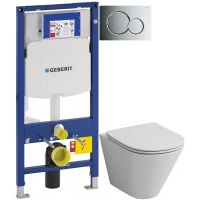 Комплект подвесной унитаз Grossman GR-4477S + система инсталляции Geberit 111.300.00.5 + 115.770.21.5 + 111.815.00.1