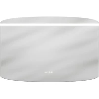 Зеркало Caprigo Софт 2063HW 120x80 см, с LED-подсветкой, сенсорным выключателем, антизапотеванием, часами