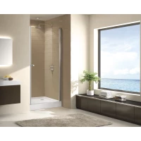 Душевая дверь распашная Cezares Eco 90 см прозрачное стекло ECO-O-B-1-90-C-Cr