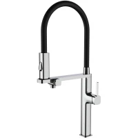 Смеситель для кухни Vincea VKF-119CH с подключением к фильтру, гибким изливом, хром