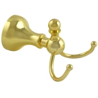 Крючок Veragio Gialetta Dorato VR.GIL-6433.DO двойной, для ванны, золотой
