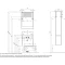 Тумба с раковиной белый глянец 60 см Акватон Капри 1A2301K1KP010 Тумба с раковиной белый глянец 60 см Акватон Капри 1A2301K1KP010 - 13