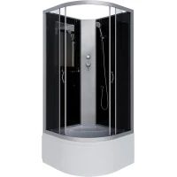 Душевая кабина 100x100x200 см Niagara NG-2509-14BK тонированное