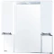 Зеркальный шкаф 90x100 см белый глянец Bellezza Альфа 618815000014 - 1
