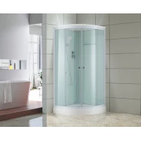 Душевая кабина 90x90x215 см Black & White Galaxy 8501900 прозрачное