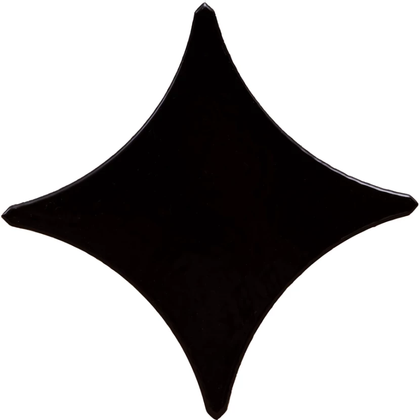 Бордюр Gracia Ceramica Stella Black 02 11x11 Распродано