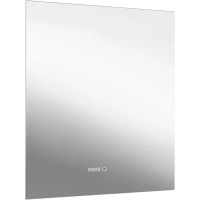 Зеркало ASB-Mebel Оскар 10235 70x85 см, с LED-подсветкой, сенсорным выключателем, часами