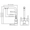 Смеситель для кухни с подключением к фильтру WasserKRAFT A8367 - 13