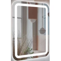 Зеркало Silver Mirrors Мальта ФР-00001215 55x80 см, с LED-подсветкой, сенсорным выключателем, диммером, антизапотеванием