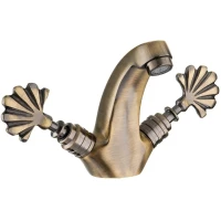 Смеситель для раковины без донного клапана GPD Antik TKB20