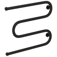 Полотенцесушитель водяной 500x650 темный титан муар Сунержа М-образный+ 15-4007-5065