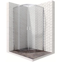 Душевой уголок 90x90 см Ambassador Queen 11011101 прозрачное