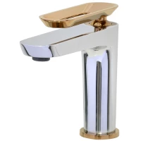 Смеситель для раковины хром/розовое золото Bien Hermes BL11009402