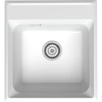 Кухонная мойка Point Мисти PN3011W 46x50 см, белый