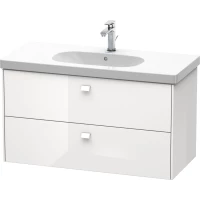 Тумба белый глянец 102 см Duravit Brioso BR414702222