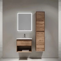 Комплект мебели Sancos Marmi 1.0 MR1.060ECH + CN7011 + MI60ECH 61 см, подвесной, дуб чарльстон