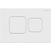 Кнопка смыва Cezares Pneumatic PN2-BTN-BL для инсталляции, белый глянец